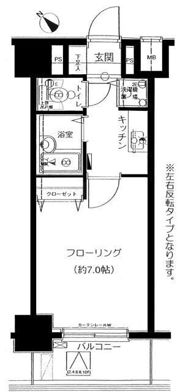 メインステージ茅場町の間取り画像