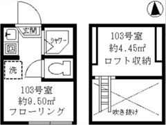 レジデンス新中野の間取り画像