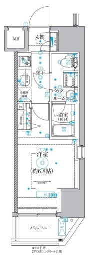 クオリタス品川南の間取り画像