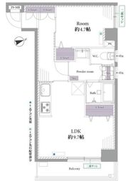 ライオンズマンション飯田橋の間取り画像
