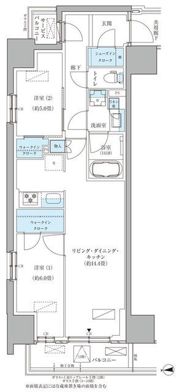 パークアクシス品川天王洲アイルの間取り画像