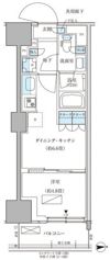 パークアクシス品川天王洲アイルの間取り画像