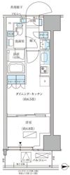 パークアクシス品川天王洲アイルの間取り画像
