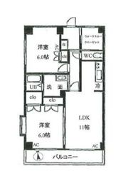 クープル南原の間取り画像