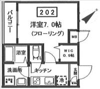 サンヒルズ旗の台の間取り画像