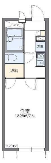 レオパレス感謝の間取り画像