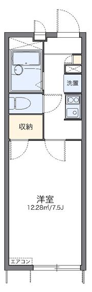 レオパレス感謝の間取り画像