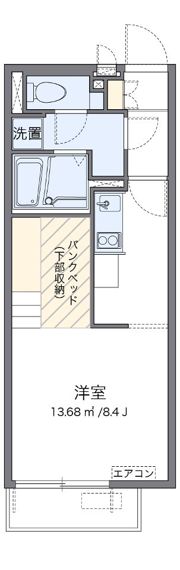 レオネクスト浪華Ⅲの間取り画像
