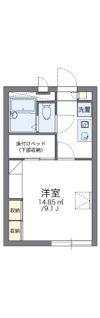 レオパレスサマールKの間取り画像
