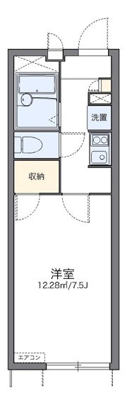 レオパレス喜多Ⅰの間取り画像