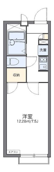レオパレス喜多Ⅰの間取り画像