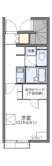 レオネクストこかげの間取り画像