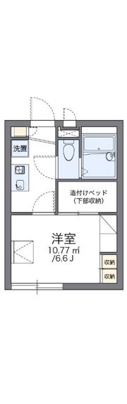 レオパレス手柄駅前の間取り画像