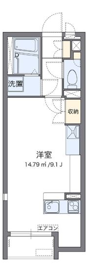 ミランダ姫路玉手の間取り画像