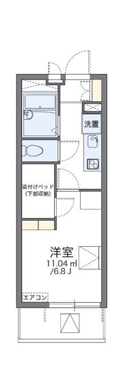 レオパレスメイセイ Ⅱの間取り画像