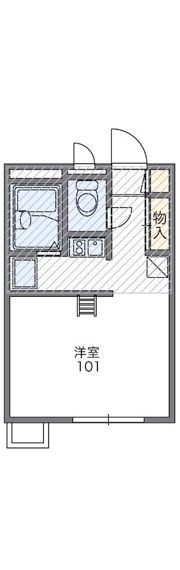 レオパレス仁豊野の間取り画像