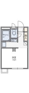 レオパレス仁豊野の間取り画像