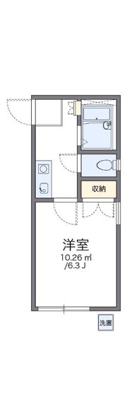 レオパレス姫路の間取り画像