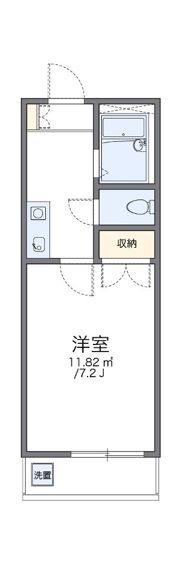 レオパレス姫路の間取り画像