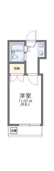 レオパレス姫路の間取り画像