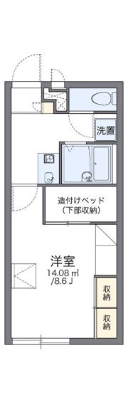 レオパレス今宿ハイツの間取り画像