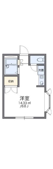 レオパレスアンシャンテの間取り画像