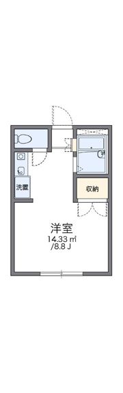 レオパレスアンシャンテの間取り画像