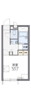 レオパレスどうのもとの間取り画像
