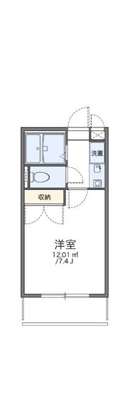 レオパレス永井Ⅱの間取り画像