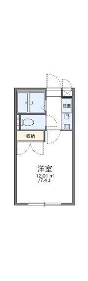 レオパレス永井Ⅱの間取り画像