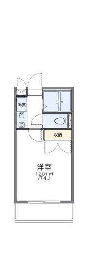 レオパレス永井Ⅱの間取り画像