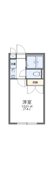 レオパレス永井Ⅱの間取り画像