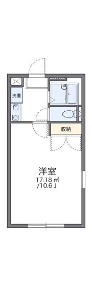 レオパレス飾西の間取り画像