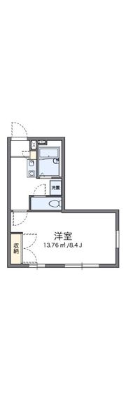 レオパレスKUWADAの間取り画像