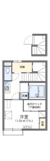 レオパレスフロックス西脇の間取り画像