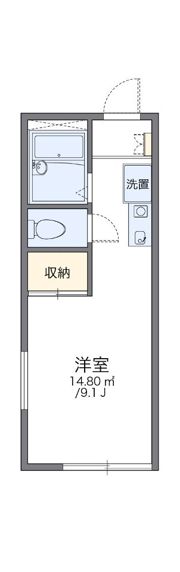 レオパレス宇佐崎Ⅱの間取り画像