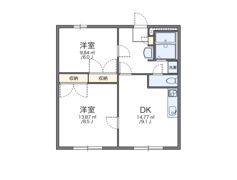 レオパレスPRESIDENTの間取り画像