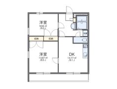 レオパレスPRESIDENTの間取り画像