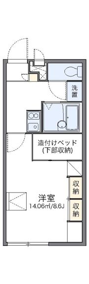 レオパレスアドリア館の間取り画像