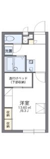 レオパレスHaRUⅡの間取り画像