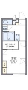 レオパレスHaRUⅡの間取り画像