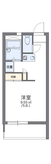 レオパレスL’Arc Y’sの間取り画像
