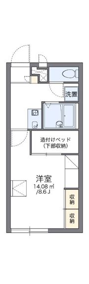 レオパレスリスペクトの間取り画像
