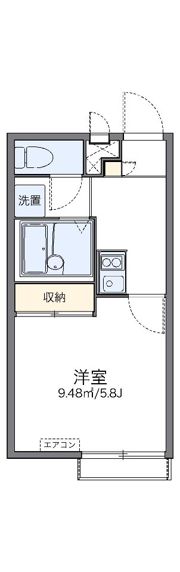 レオパレスハワースの間取り画像