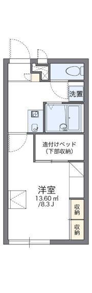 レオパレスイーグルの間取り画像