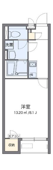 クレイノクレールの間取り画像