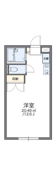 レオパレスミライの間取り画像