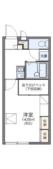 レオパレス共栄の間取り画像