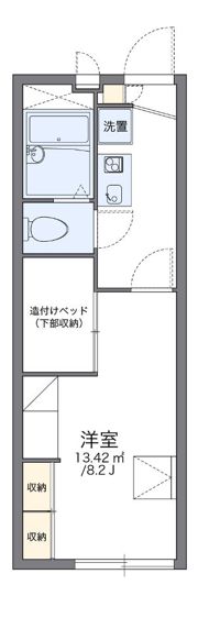 レオパレスサンアルファの間取り画像