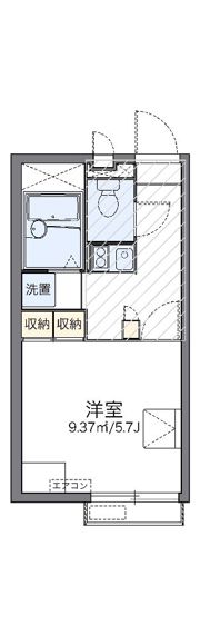 レオパレスエスペランサ志染の間取り画像